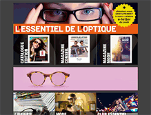 Tablet Screenshot of essentiel-optique.com